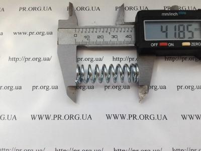Пружина сжатия 1,6 х 13 х 41,5 (Артикул: S5007)