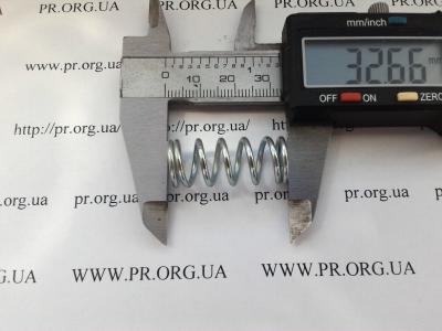 Пружина стиснення 1,6 х 13 х 32,5 (Артикул: S5014)