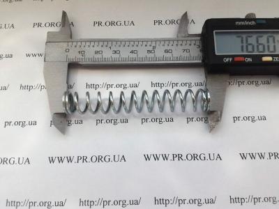 Пружина сжатия 1,5 х 12,3 х 76,5 (Артикул: S5016)