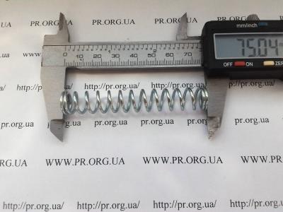 Пружина стиснення 1,5 х 12,2 х 75 (Артикул: S5017)