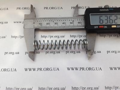 Пружина сжатия 1,5 х 12 х 63,5 (Артикул: S5020)