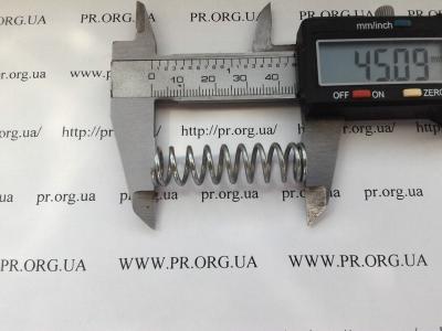 Пружина стиснення 1,5 х 12 х 45 (Артикул: S5024)
