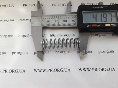 Пружина стиснення 1,5 х 12 х 42 (Артикул: S5025)