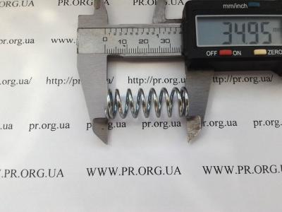 Пружина стиснення 1,5 х 13 х 35 (Артикул: S5029)