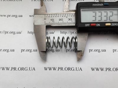 Пружина сжатия 1,5 х 13,3 х 33,5 (Артикул: S5032)