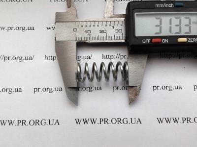 Пружина стиснення 1,5 х 12,2 х 31 (Артикул: S5034)