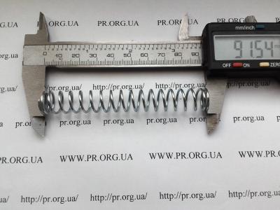 Пружина сжатия 1,3 х 12,9 х 91,5 (Артикул: S5037)