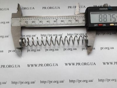 Пружина стиснення 1,2 х 12,5 х 88,5 (Артикул: S5039)