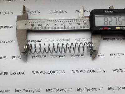 Пружина стиснення 1,2 х 12,9 х 82,5 (Артикул: S5041)