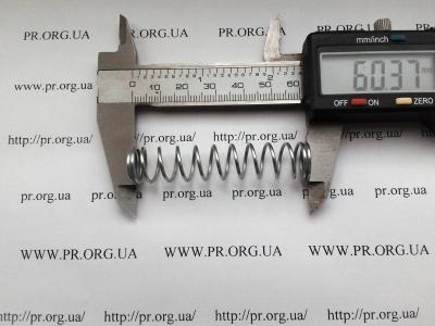 Пружина стиснення 1,2 х 12,8 х 60 (Артикул: S5049)