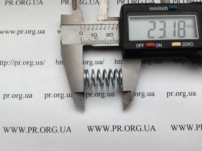 Пружина стиснення 1,2 х 12 х 23 (Артикул: S5057)