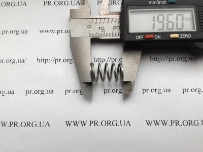 Пружина стиснення 1,2 х 12 х 19,5 (Артикул: S5071)