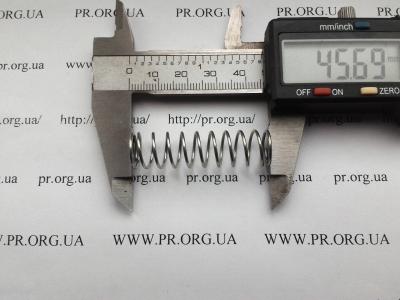Пружина сжатия 1 х 12,2 х 45,5 (Артикул: S5077)