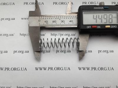 Пружина стиснення 1 х 12 х 45 (Артикул: S5078)