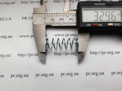 Пружина стиснення 1 х 12 х 33 (Артикул: S5091)