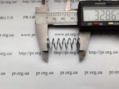 Пружина сжатия 1 х 12,2 х 33 (Артикул: S5095)
