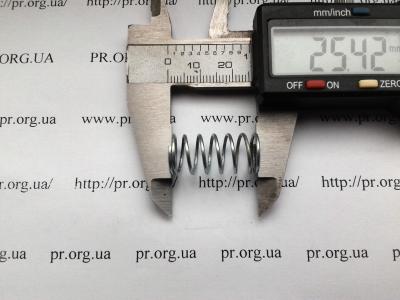 Пружина стиснення 1 х 12,1 х 25,5 (Артикул: S5097)