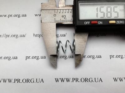 Пружина стиснення 1 х 12 х 16 (Артикул: S5108)