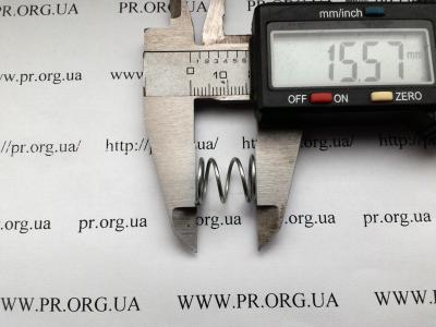 Пружина стиснення 1 х 12 х 15,5 (Артикул: S5109)