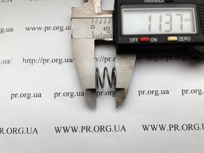 Пружина стиснення 1 х 12 х 11,3 (Артикул: S5111)
