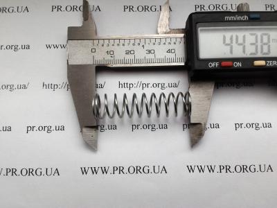 Пружина стиснення 1 х 11,8 х 44 (Артикул: S5118)