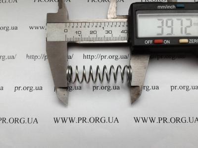 Пружина стиснення 1 х 11,5 х 39,5 (Артикул: S5122)