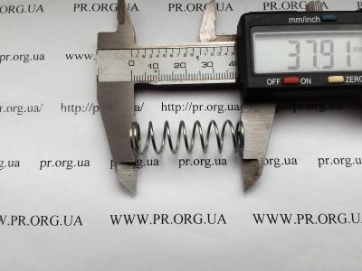 Пружина стиснення 1 х 11,8 х 38 (Артикул: S5123)