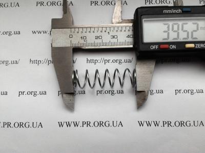 Пружина стиснення 1 х 11,8 х 39,5 (Артикул: S5125)
