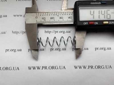 Пружина стиснення 1 х 11 х 41,5 (Артикул: S5127)
