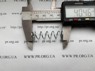 Пружина стиснення 1 х 11 х 40,5 (Артикул: S5128)