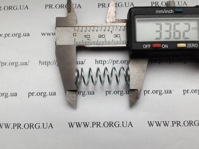 Пружина стиснення 1 х 11,5 х 33,5 (Артикул: S5134)