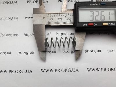 Пружина стиснення 1 х 11,8 х 32,5 (Артикул: S5136)