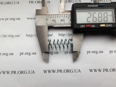 Пружина стиснення 1 х 11,5 х 27 (Артикул: S5139)