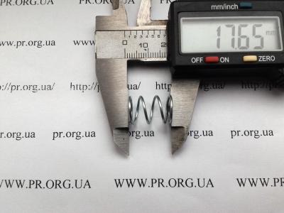 Пружина стиснення 1 х 11,8 х 17,5 (Артикул: S5159)