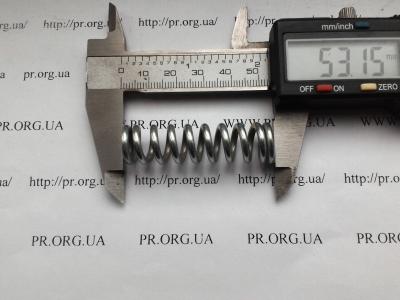 Пружина сжатия 2,5 х 14 х 53 (Артикул: S5162)