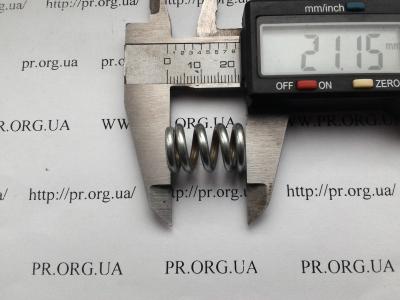 Пружина сжатия 2,5 х 13,8 х 21 (Артикул: S5164)