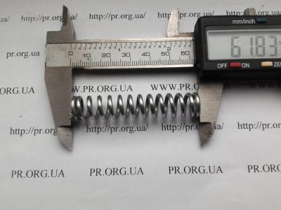 Пружина сжатия 2 х 12 х 61,8 (Артикул: S5165)