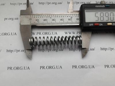 Пружина стиснення 2 х 12 х 59 (Артикул: S5169)