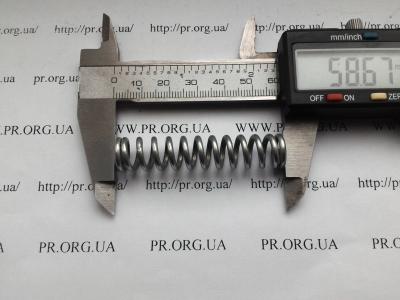 Пружина сжатия 2 х 12 х 58,5 (Артикул: S5178)