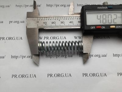 Пружина сжатия 2 х 12 х 48 (Артикул: S5181)