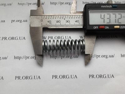 Пружина стиснення 2 х 12,8 х 43,6 (Артикул: S5186)