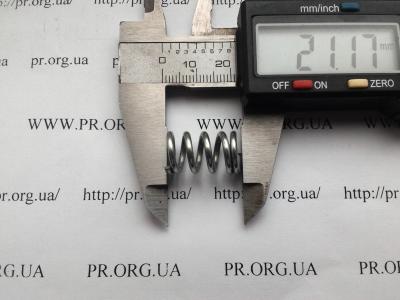 Пружина сжатия 1,8 х 12 х 21 (Артикул: S5195)