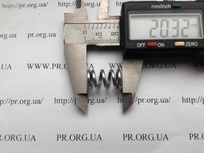 Пружина сжатия 1,8 х 11,8 х 20,2 (Артикул: S5206)