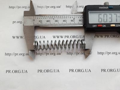 Пружина сжатия 1,5 х 12 х 60,5 (Артикул: S5225)