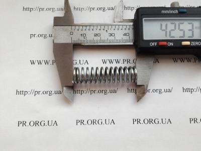 Пружина стиснення 1,5 х 11,3 х 42,5 (Артикул: S5238)