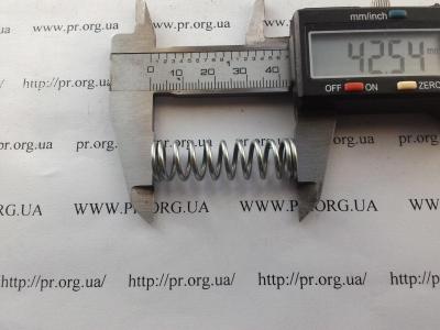 Пружина стиснення 1,5 х 12 х 42,5 (Артикул: S5243)