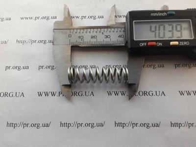 Пружина стиснення 1,5 х 12 х 40,5 (Артикул: S5244)
