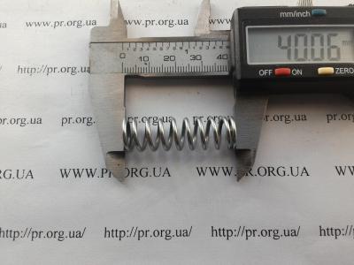Пружина стиснення 1,5 х 12 х 40 (Артикул: S5247)
