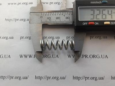 Пружина сжатия 1,5 х 11 х 32,5 (Артикул: S5249)