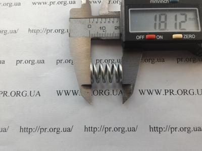 Пружина стиснення 1,5 х 12 х 18 (Артикул: S5251)